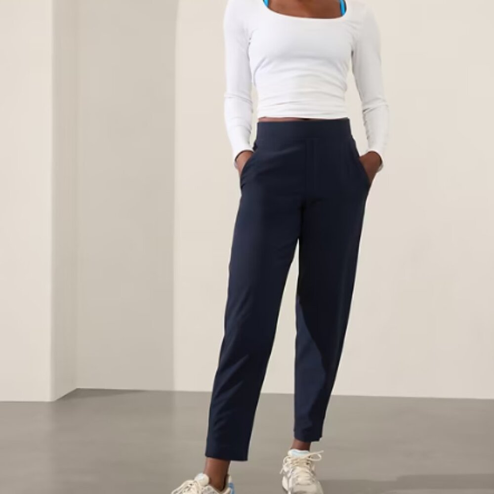 Athleta Brooklyn Mid Rise Ankle Pant, 8